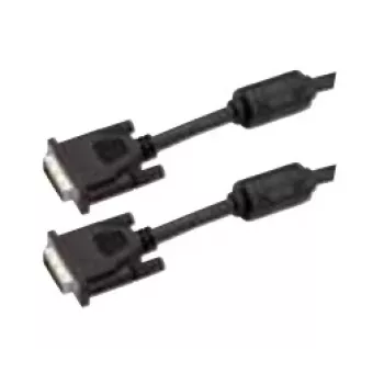 Bachmann DVI-D Single Link kabel - DVI-D (18+1 pin) stekker naar DVI-D (18+1 pin) stekker - 5 m - zwart