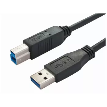 Bachmann 917.1203 USB 3.2 Gen 1 kabel - USB A naar USB B - 3 m - zwart