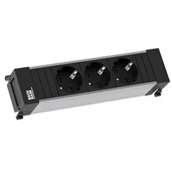Bachmann Power Frame 3x SCHUKO stopcontacteenheid 2m kabel