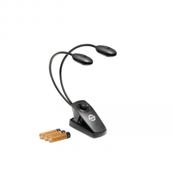 K&M 12271 Twin Head Pro muziekstandaardlamp