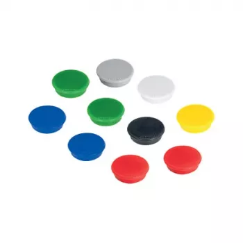 FRANKEN HM20 99 Rondmagneet 24 mm, gemengde kleuren, 10 stuks