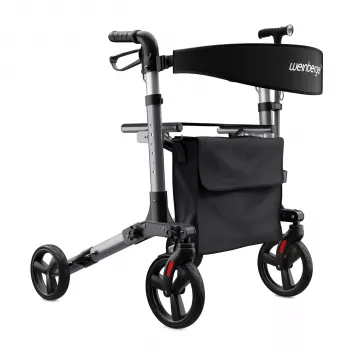 Weinberger aluminium rollator 3-voudig opvouwbaar
