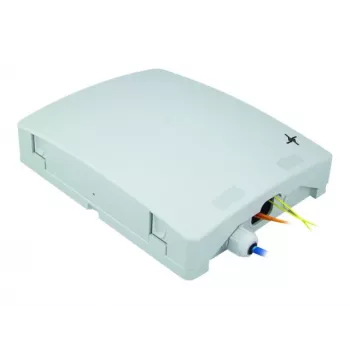Telegärtner ODB54 glasvezel lasdoos behuizing, IP54, wandmontage, lichtgrijs (RAL 7035)