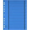 WEKRE 50 tabbladen, A4, 190 g/m2, Blauw (951040850IF)