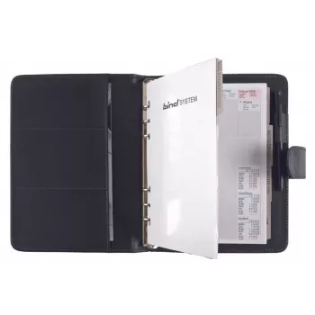 BIND Standaard A5 Personal Organizer kunstleer Zwart