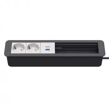 Kindermann CP Office Frame 6v 2xSt 1xUSB PD (7551000332)