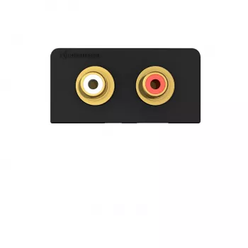 Kindermann audio-aansluitmodule L/R antraciet KIN 7457000510