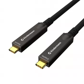 Kindermann USB-C AOC Full Feature kabel 5m stekker-stekker (5773001005)