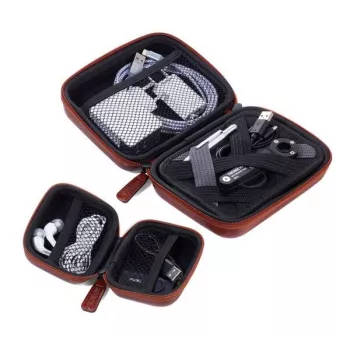 TROIKA set ONPACK bruin (CBO60/BR) - balpen en sleutelhanger cadeauset