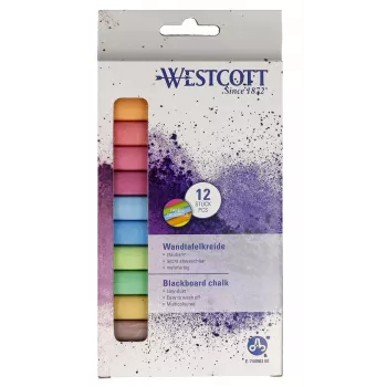 WESTCOTT krijt in gemengde kleuren, 12 stuks