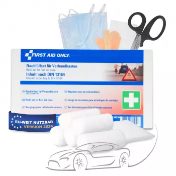 First Aid Only aanvulset voor auto-EHBO-doos DIN 13164 (P-91300 00)