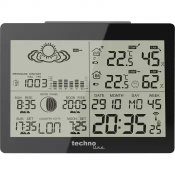 TECHNO LINE WS6760 weerstation met buitensensor