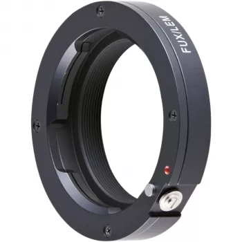 Novoflex FUX/LEM adapter Leica M-objectief op Fuji X PRO-camera