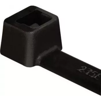 HellermannTyton T80L-W-BK-C1 kabelbinder, T-serie, binnenvertanding, 390 mm x 4,7 mm, zwart, 100-pack