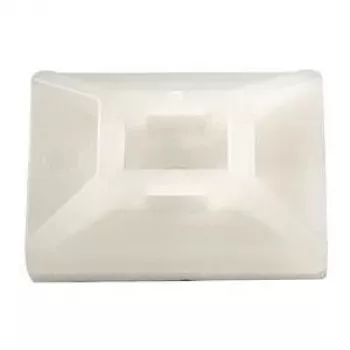 HellermannTyton MB4CA witte kabelclip 100 stuks (MB4CA-PA66-NA-C1)