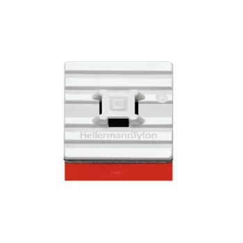 HellermannTyton FMB4APT-A-PA66HS-WH flexibele kleefbevestigingsvoet voor kabelbinders 28x28mm wit