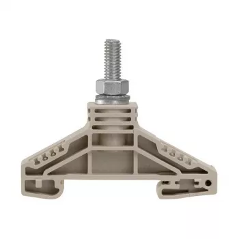 Weidmüller WF 6 aansluitklem 35 mm², boutaansluiting, 125 A, 1000 V, donkerbeige