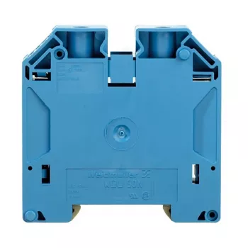Weidmüller doorvoerklem WDU 50N blauw, 50 mm², schroefaansluiting