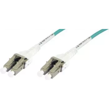 Synergy21 15m LC-LC OM3 duplex glasvezel-patchkabel, 50/125µm, blauw/wit