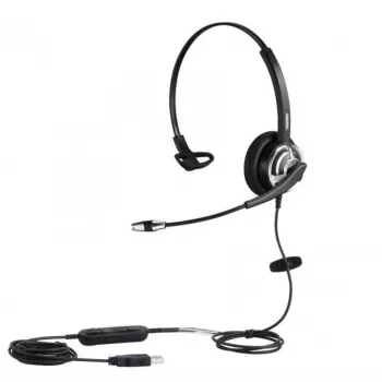 ALLNET 8805-8.1MS - headset - hoofdband - kantoor/callcenter - zwart - monofoon - bedraad