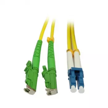 SYNERGY21 glasvezel-patchkabel 2m LSH (E2000 APC) naar LC Duplex OS2 G.657.A2 9/125µm LSZH geel