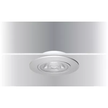 Synergy 21 Helios inbouw plafondspot wit rond kantelbaar warmwit