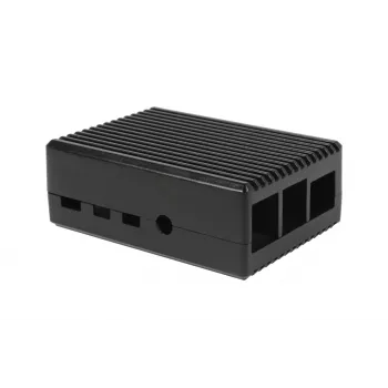 ALLNET Raspberry Pi 4 behuizingset aluminium passieve koeling zwart