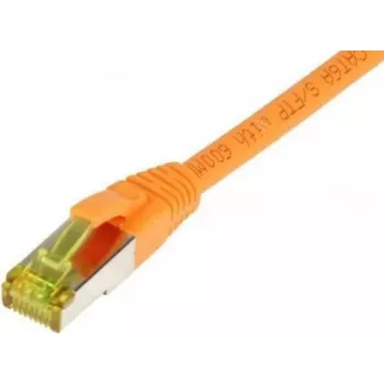 SYNERGY21 patchkabel RJ45, CAT6A 500MHz, 30m, oranje, S/FTP, TPE/LSZH (Ultraflex), AWG26, met CAT7-ruwkabel