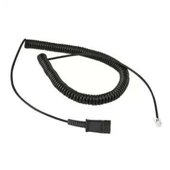 ALLNET Plusonic headset-adapterkabel Plantronics QD naar RJ9 zwart 0,6m (100-002-PA)