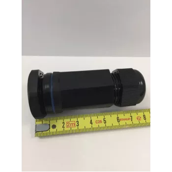 ALLNET installatie-kabelwartel M25x1,5 zwart IP68 lang