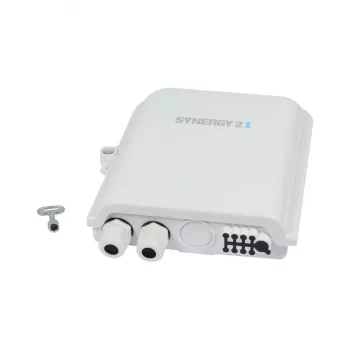 Synergy 21 FTTH wandbehuizing IP65 2x ingang / 8x uitgang