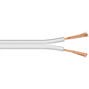 GOOBAY luidsprekerkabel op rol wit 10m