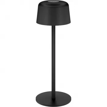 GOOBAY draadloze LED tafellamp, maat S, 25 cm, zwart