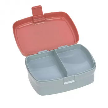 Lassig About Friends vos lunchset - 2 stuks: lunchbox + Tritan-fles 460 ml