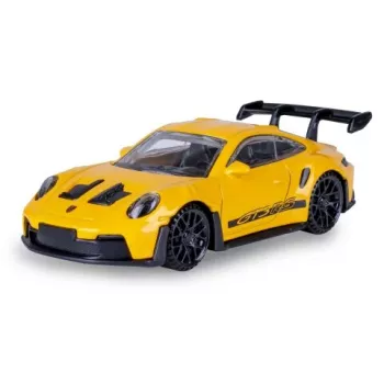 JAMARA Porsche 911 GT3 RS 1:43 geel diecast modelauto (402238)