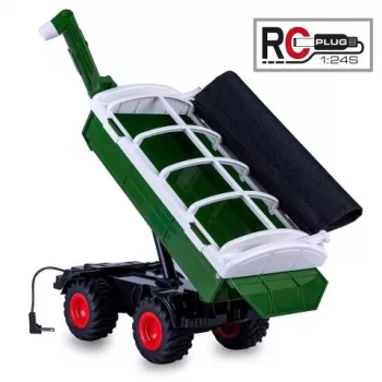 Jamara overlaadwagen groen voor RC-tractor MB-trac 1000 1:24S (423268)