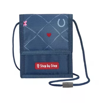HAMA Step by Step Portfel 2 inch Horse Lima kinderportemonnee – roze, paars, blauw