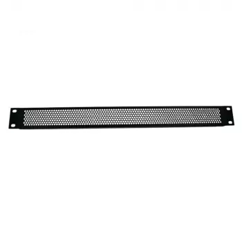 Adam Hall 87221 VR 19 inch 1U ventilatiepaneel met ronde gaten - zwart