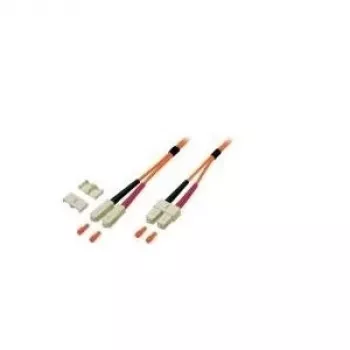 EFB-Elektronik ECOFIBER duplex jumper SC-SC OM1 62.5/125µm LSZH 3,0mm 1m oranje