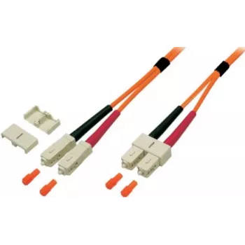 EFB Elektronik duplex jumper SC-SC 62.5/125µm OM1 LSZH oranje 3,0mm 10m