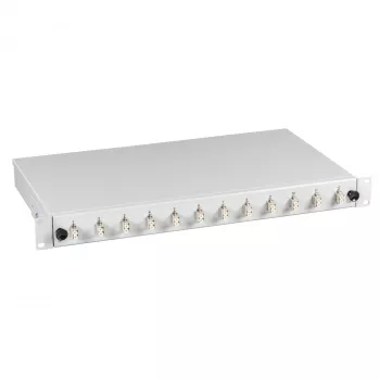 EFB Elektronik lasbox 12-LC-duplex SM uitschuifbaar rackmontage 1U