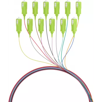EFB Electronics fiber pigtail SC 50/125 OM5 12-kleurenset 2m - kabel-/adapterset - Singlemode of Multimode