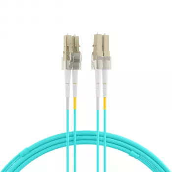 EFB Elektronik IPL-DF-LCULCU-3-0050 glasvezel-patchkabel, 0,5 m, OM3, LC/UPC naar LC/UPC, duplex, LSZH, aqua