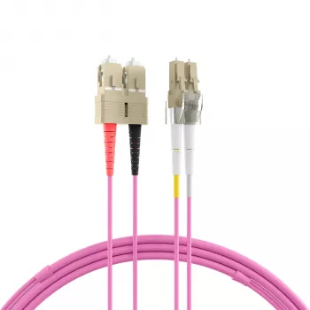 EFB Elektronik IPL-DF-LCUSCU-4-0050 duplex glasvezel-patchkabel OM4 LC/SC 0,5 m aqua