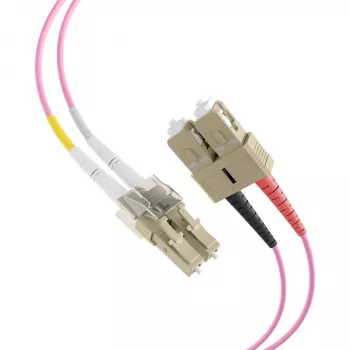 EFB Elektronik IPL-DF-LCUSCU-4-0050 duplex glasvezel-patchkabel OM4 LC/SC 0,5 m aqua