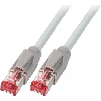 EFB Elektronik RJ45-patchkabel Cat.6A S/FTP LSZH Dätwyler 7702 TM21 grijs 50m