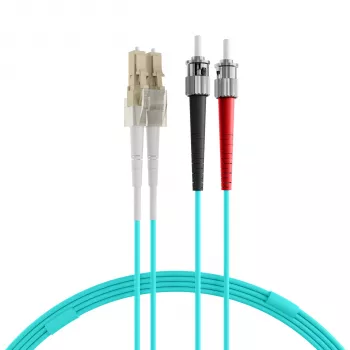 EFB Elektronik O0313.40 glasvezel-patchkabel, OM3, 40 m, LC-ST, aqua