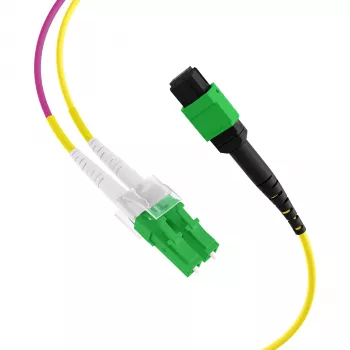 EFB Elektronik MTPF12LCAPC-3 3 m OS2 MTP 12x LC glasvezel breakout-kabel