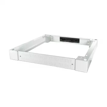 EFB Elektronik universele sokkel 600x600mm H=100mm RAL7035 lichtgrijs staal