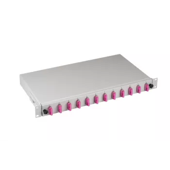 EFB Elektronik B71203L24OM4 glasvezel-lasbox SC 50/125µm OM4 uitschuifbaar, 24 pigtails / 12 adapters